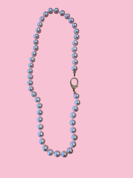 Collana BONTON  perle coltivate mm 9,5 chiusura gioiello