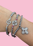 Bracciale PARIS  - argento 925 zirconi ematite