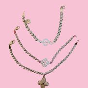 Bracciale PARIS  - argento 925 zirconi ematite