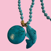 CHARM  Disco - OCEANO turchese e argento 925 cm4