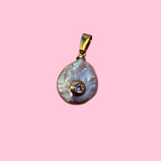 CHARMS  ciondolo PERLE  - JAIPUR perla con zircone