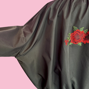 Rose Bomber  : bomber a palloncino con passamaneria Couture