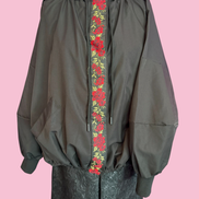 Rose Bomber  : bomber a palloncino con passamaneria Couture