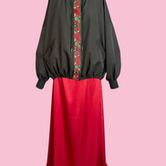 Rose Bomber  : bomber a palloncino con passamaneria Couture