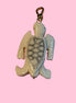 CHARM  Tartaruga - OCEANO corno e argento 925