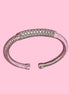 Bracciale ROUND Tubogas argento 925 con zirconi