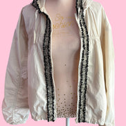 Chanellina rain jacket - giacchina antipioggia con passamaneria