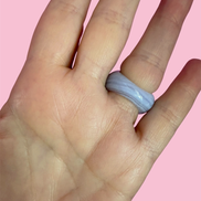Anello CALCEDONIO con 925 argento e zirconi
