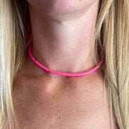 Collana - gommini colorati fucsia