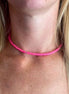 Collana - gommini colorati fucsia