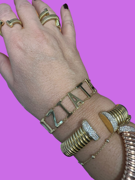 Bracciale morbido ADORABILE oro 18 kt