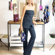 INCANTEVOLE -  Chocker  contrarié   perle coltivate grandi con terminali ovali agata e gold