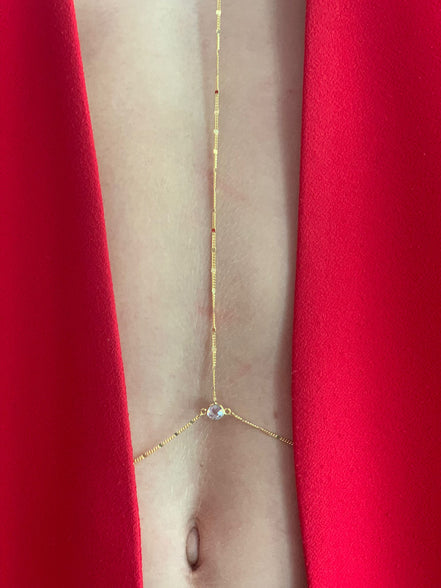 Body Chain con zirconi
