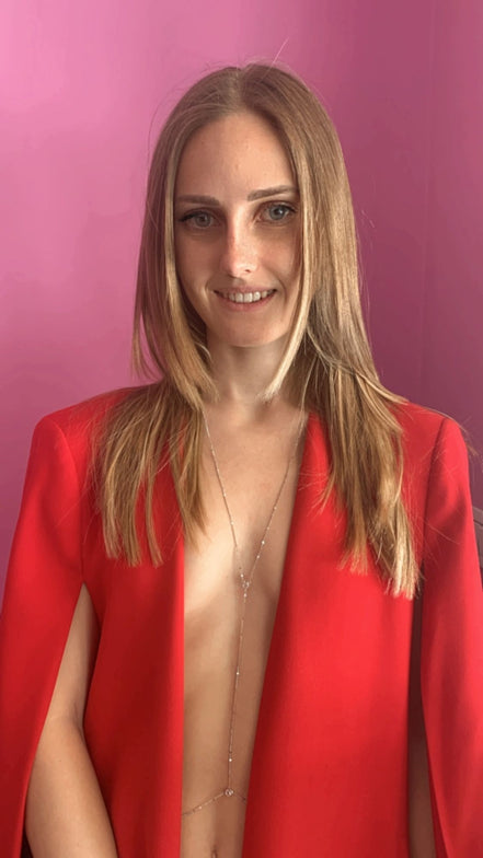Body Chain con zirconi