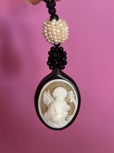 Collezione Cammei - Collana onice e cammeo Angelo