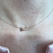 Collana Carrie 0,7 personalizzabile oro 18 kt
