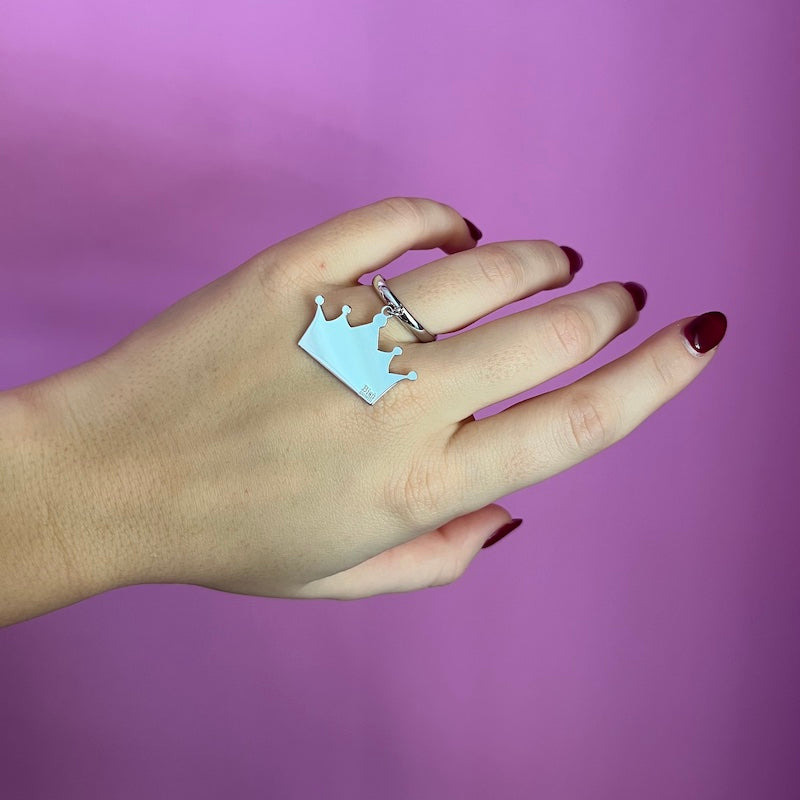 Anello CROWN - corona a cinque punte