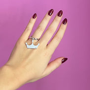 Anello CROWN - corona a tre punte