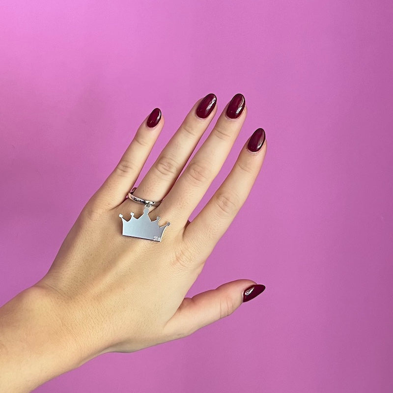 Anello CROWN - corona a cinque punte