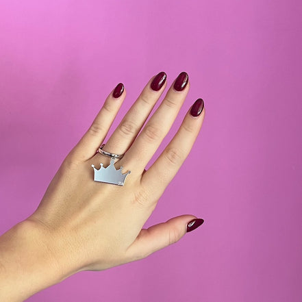 Anello CROWN - corona a cinque punte