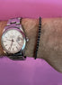 Tennis  - UOMO -bracciale argento 925 rodio con zirconi neri