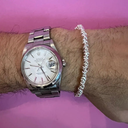 UOMO – Bracciale Nodini argento 925