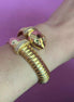 Bracciale TUBOGAS LIZARD contrarié con zirconi