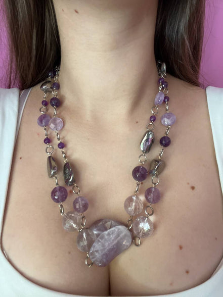 Collier ametista