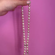 LILY Collana con perle rosa e gocce di quarzo rosa