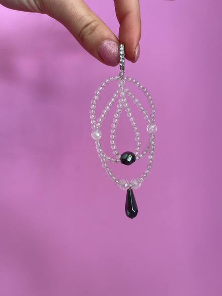 Collezione Arabesque - Orecchini quarzo rosa