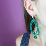 Collezione Arabesque - Orecchini giada verde