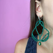Collezione Arabesque - Orecchini giada verde