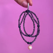 Collezione Arabesque - Orecchini eolite e perla barocca coltivata