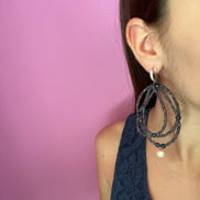 Collezione Arabesque - Orecchini eolite e perla barocca coltivata