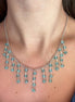 Collana cascata topazio azzurro