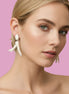 Collezione mediterranea - Orecchini corallo bianco naturale