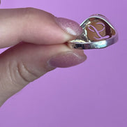 Freedom – Anello Chevalier con lettera oro 18kt e argento 925