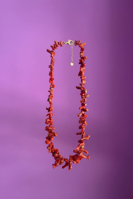 Collezione mediterranea - Collana corallo rosso naturale
