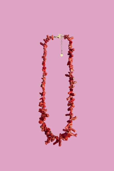 Collezione mediterranea - Collana corallo rosso naturale