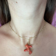 Collezione mediterranea - Collana corallo rosso naturale