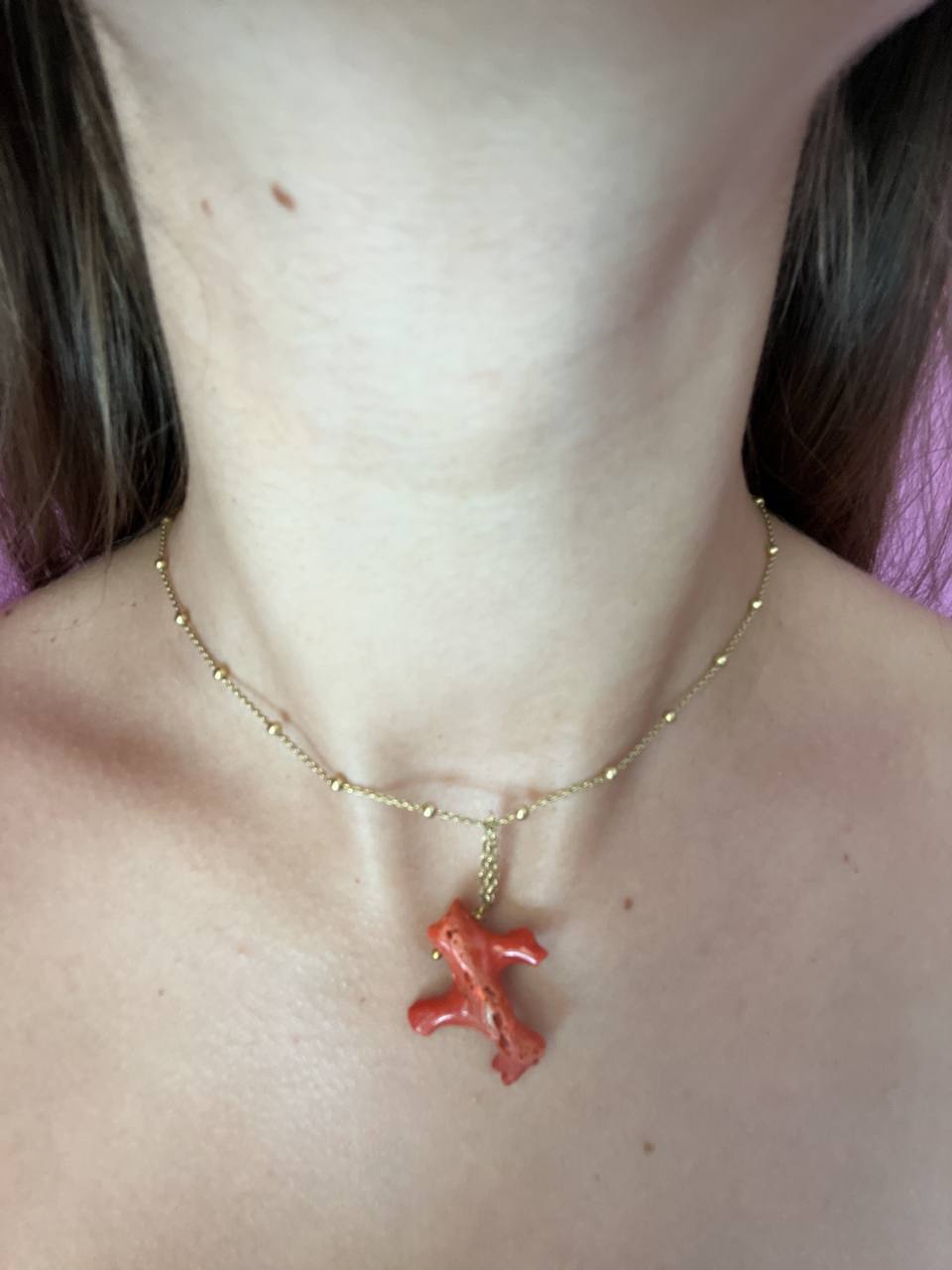 Collezione mediterranea - Collana corallo rosso naturale