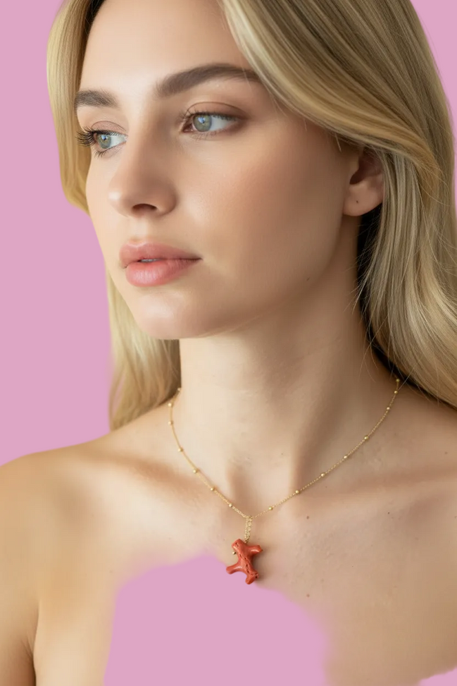 Collezione mediterranea - Collana corallo rosso naturale