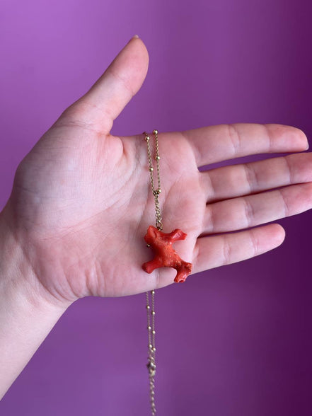Collezione mediterranea - Collana corallo rosso naturale