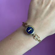 Bracciale con iniziale I