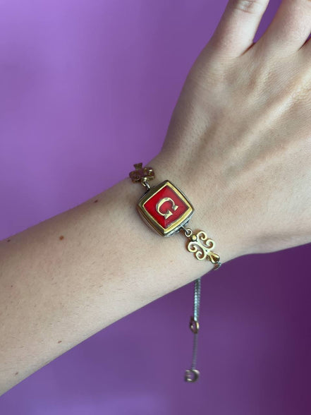 Bracciale con iniziale G