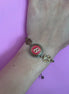 Bracciale con iniziale B