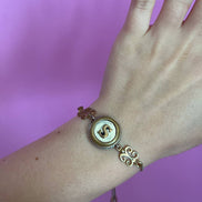 Bracciale con iniziale S