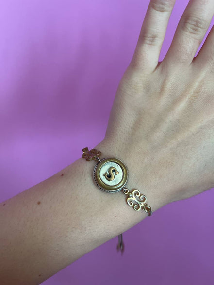 Bracciale con iniziale S