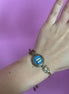 Bracciale con iniziale B