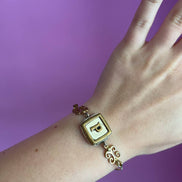 Bracciale con iniziale P